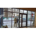 Витражное алюминиевое окно